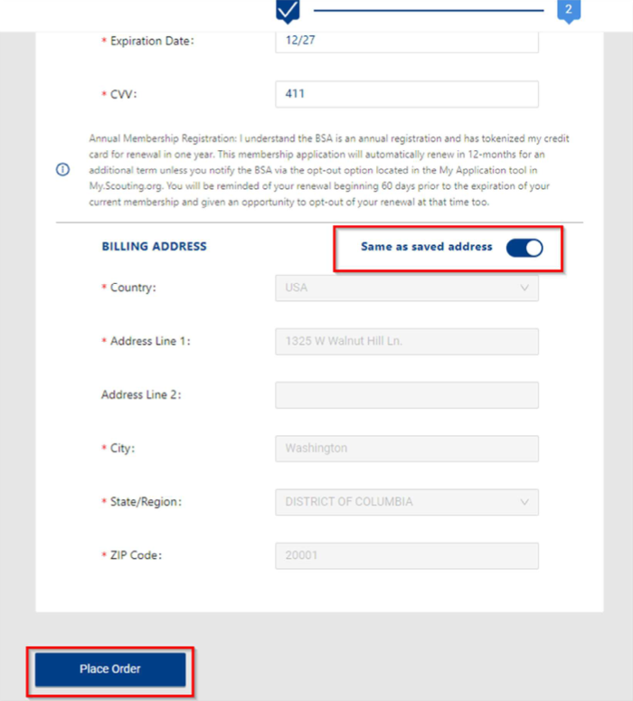 Individual Registration Renewal - Silicon Valley Monterey Bay Council